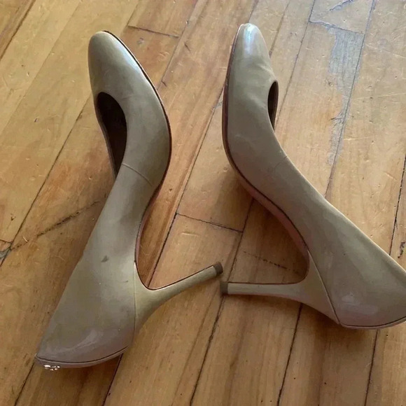 Coach nude patent  leather round toe pumps - Picture 4 of 7